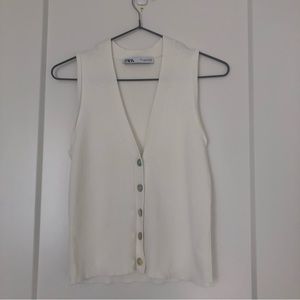 Zara Knitted Waistcoat S